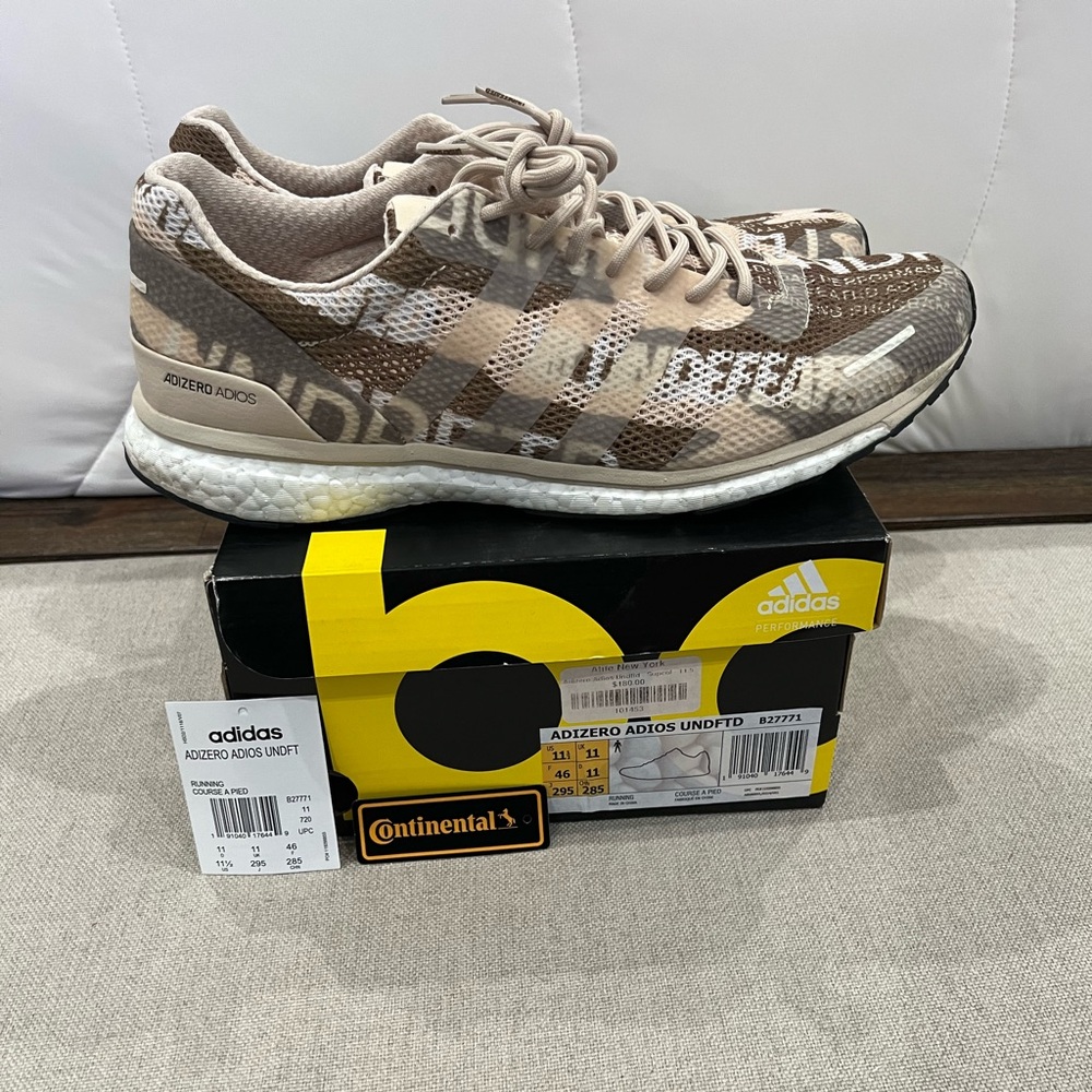ADIDAS x UNDEFEATED - Men’s Sz 11.5 Camo Brown Adizero Adios 3